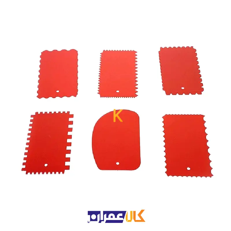 لیسه کوچک 6 عددی طرح دار روزا