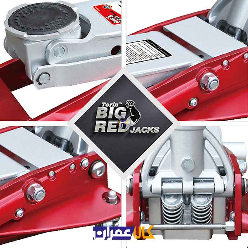 جک سوسماری 2 تن کورسی تمام آلومینیومی 2 پمپ مدل T820010L بیگ رد