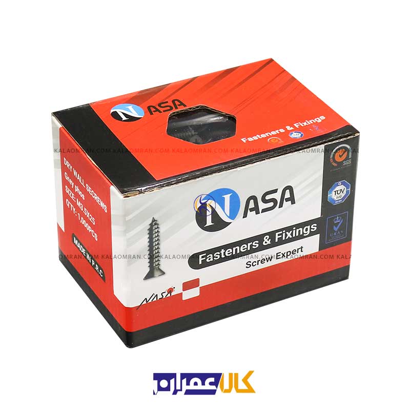پیچ کناف 2.5 سر مته 25-3/5 TB ناسا - NASA