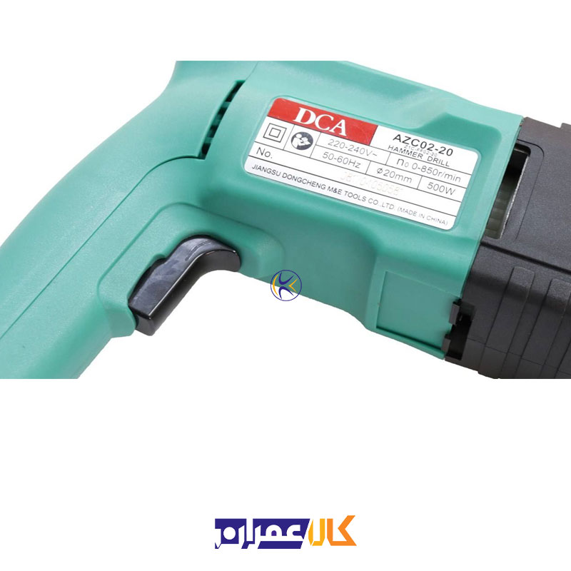 دریل چهار شیار AZC02-20 دی سی ای