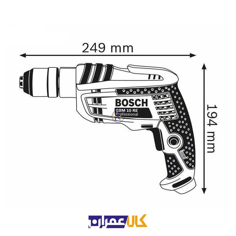 دریل مدل GBM 10 RE بوش