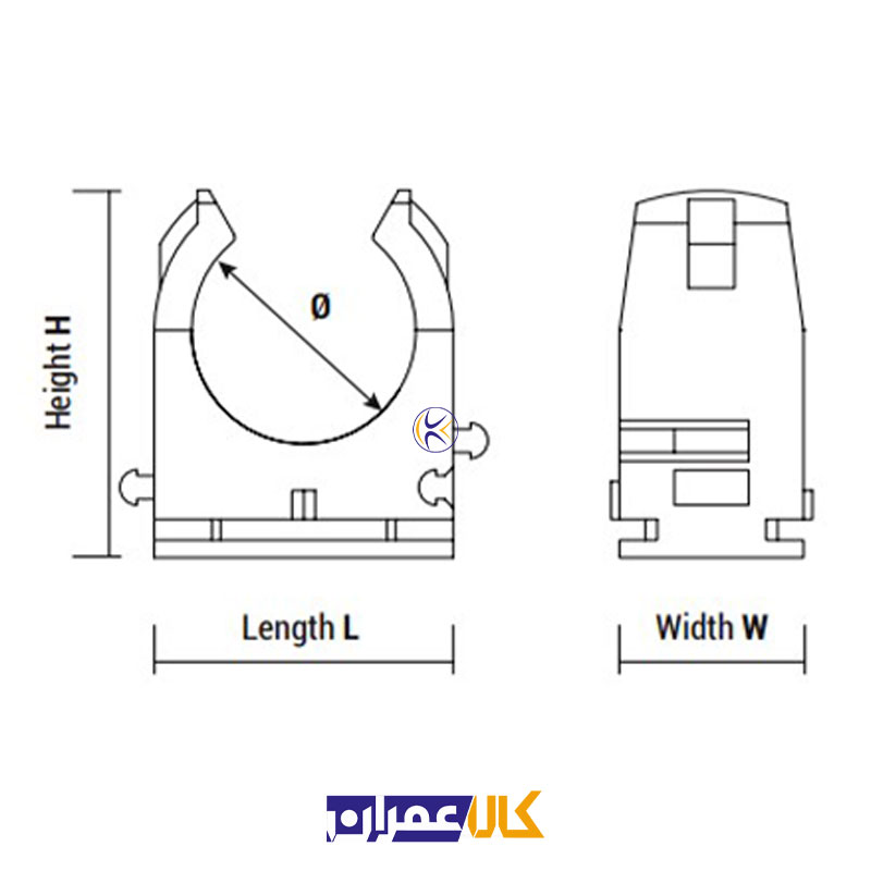 بست پلاستیکی مولتی کلیپ MC 18