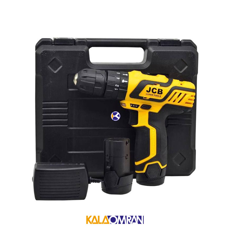 دریل پیچ گوشتی چکشی شارژی مدل JCB12LI جی سی بی