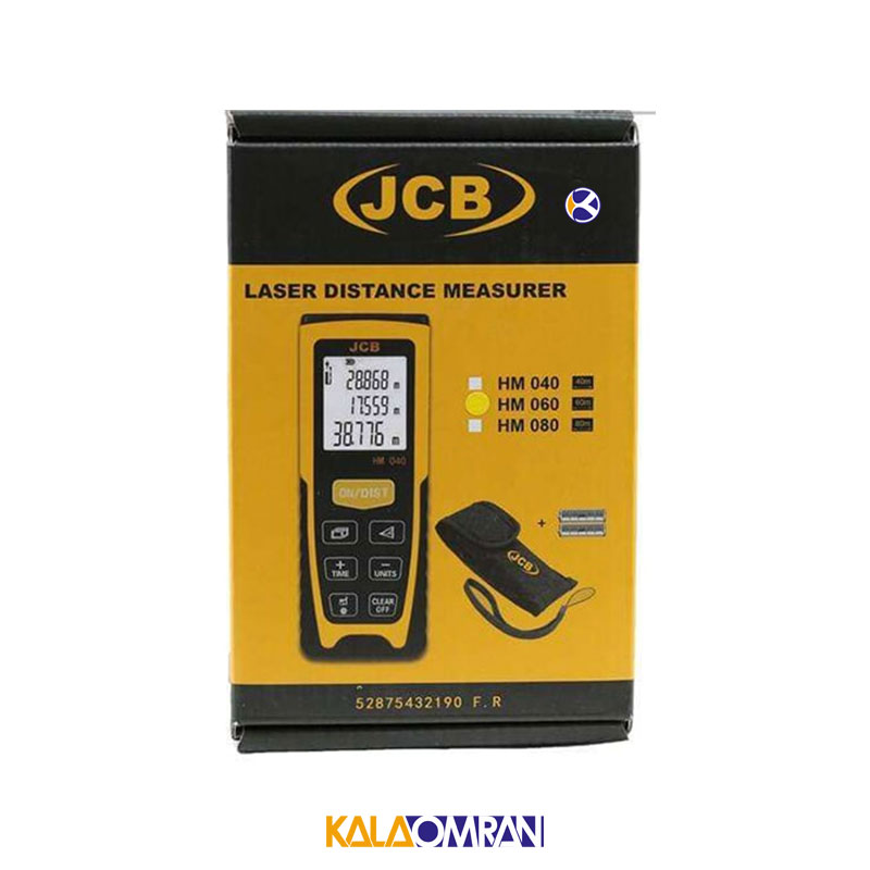 متر لیزری 60 متری مدل HM060 جی سی بی
