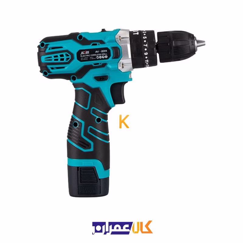 دریل پیچ گوشتی چکشی شارژی 14 ولت مدل AV-2014 آلور