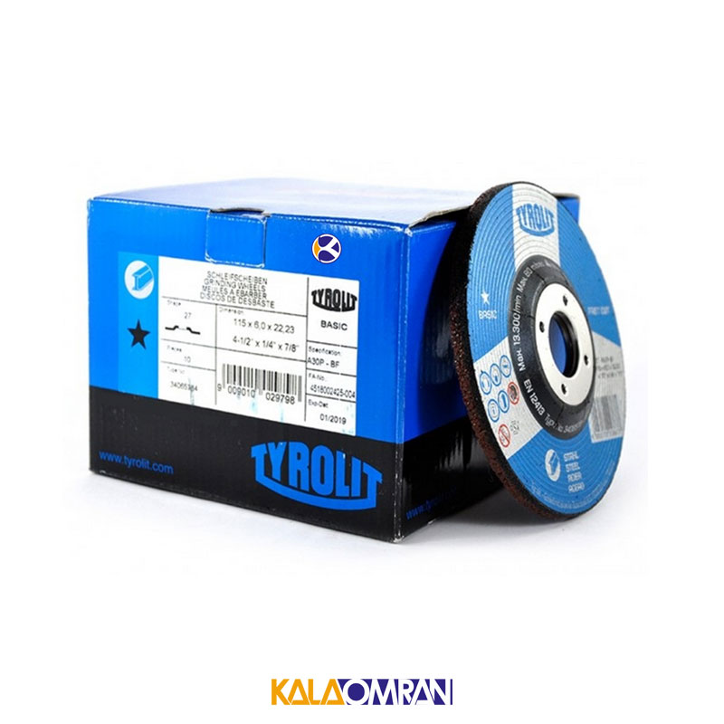 صفحه سنگ ساب مینی 115X6 تیرولیت