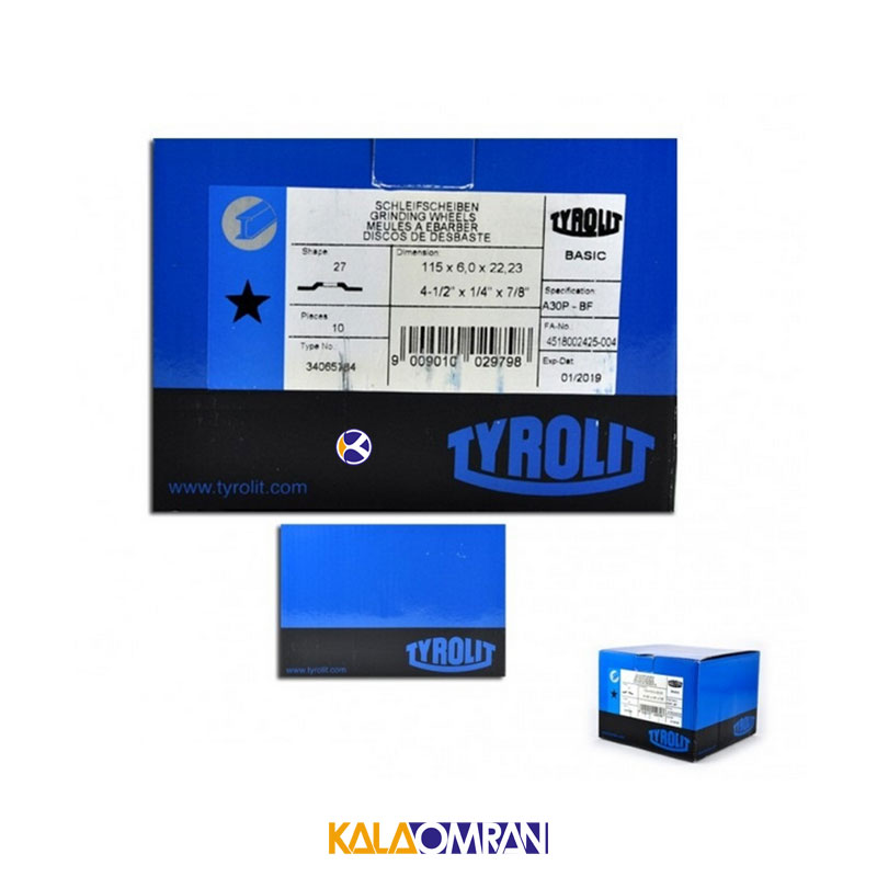 صفحه سنگ ساب مینی 115X6 تیرولیت