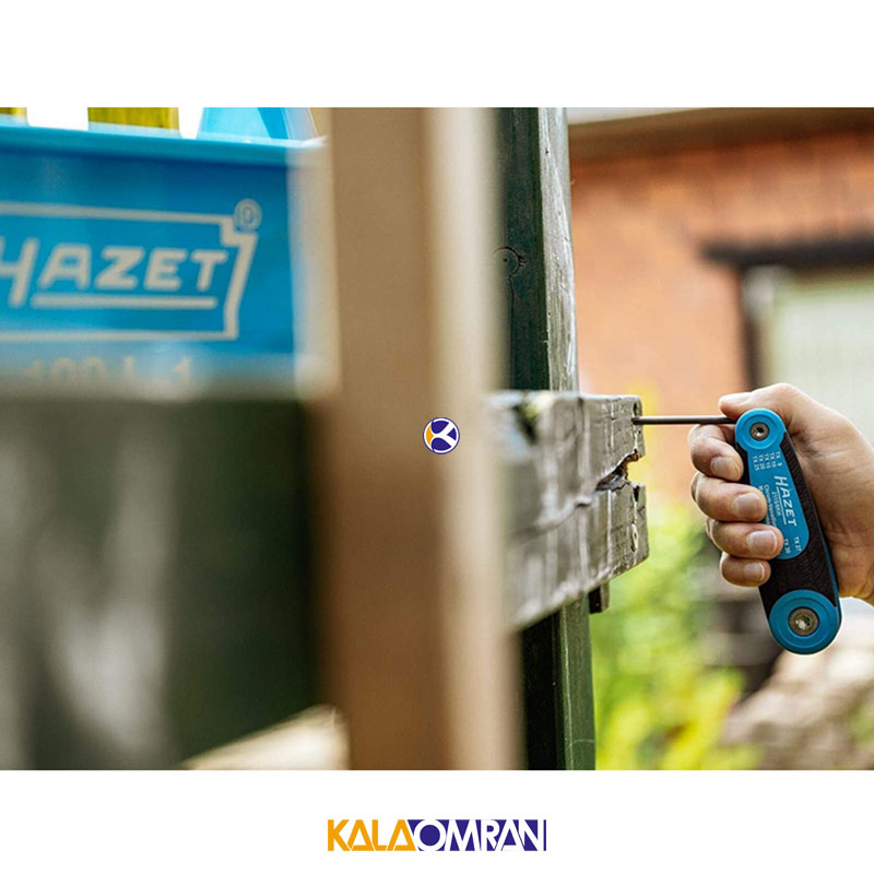 آچار آلن چاقویی 8 تایی (T9–T40) مدل 2115/8KH هازت