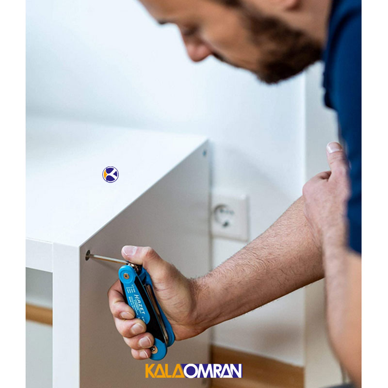 آچار آلن چاقویی 8 – 2.5 میلی متر مدل 2100/6KH هازت
