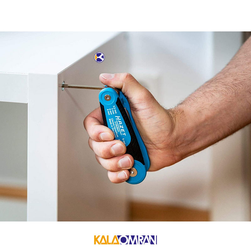 آچار آلن چاقویی 8 – 2.5 میلی متر مدل 2100/6KH هازت