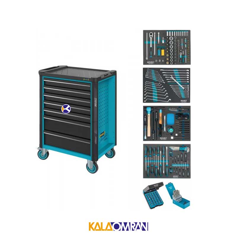 جعبه ابزار چرخ دار 8 کشو 264 پارچه مدل 179N- BMW هازت