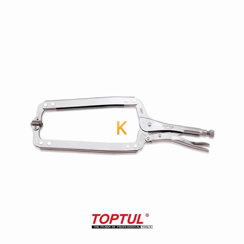 انبر قفلی گیره ای با صفحه گیر سایز 18 مدل DMAA1A18 تاپ تول TOPTUL