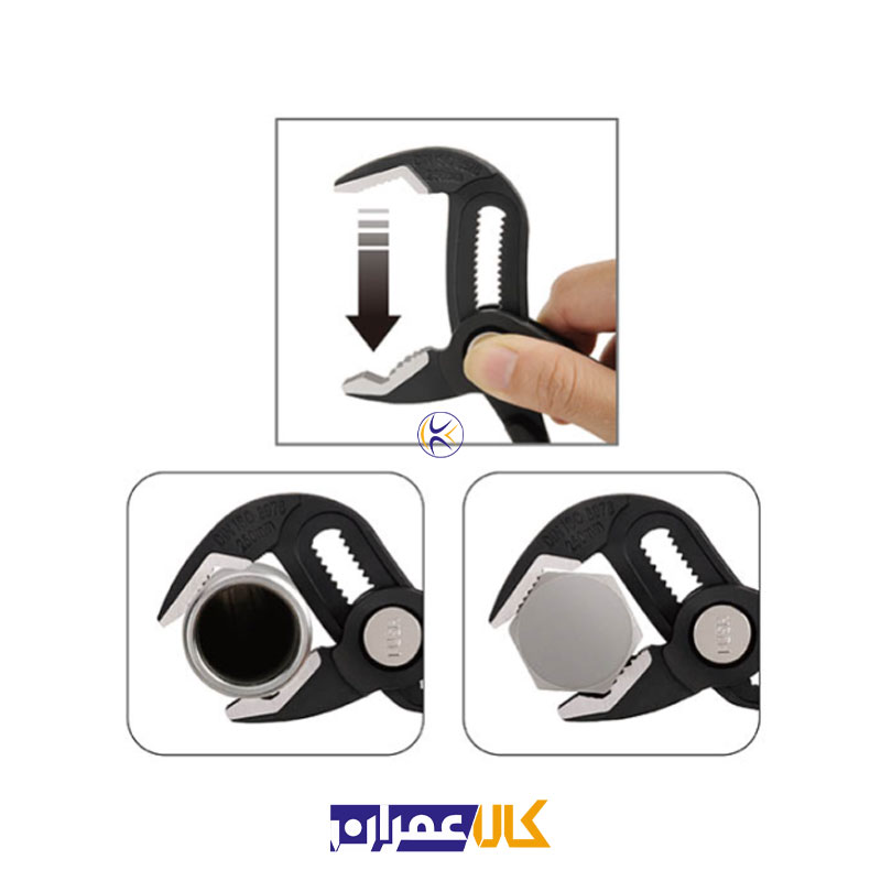 انبر کلاغی حرفه ای ضامن دار مدل DDAG تاپ تول Toptul