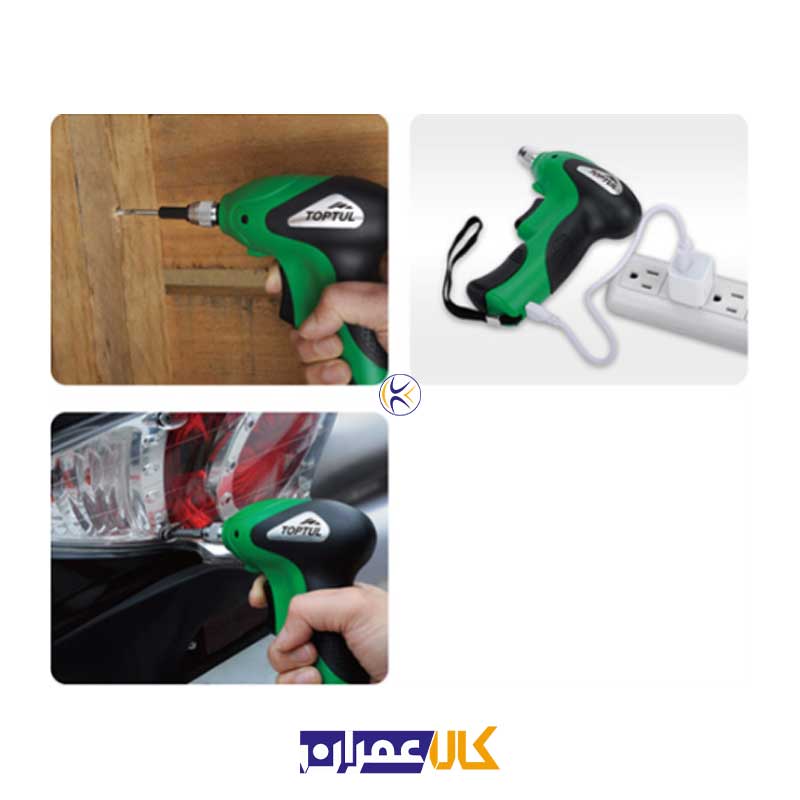 پیچ گوشتی شارژی 5 نیوتن مدل KPDB0805 تاپ تول Toptul
