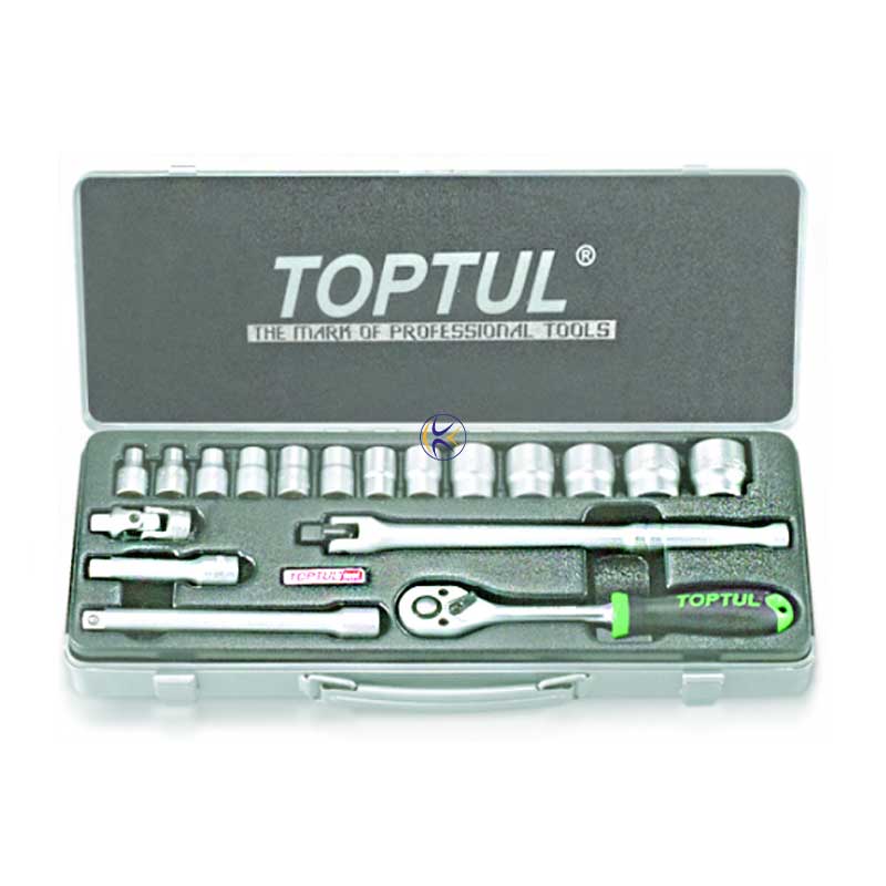جعبه بکس 18 پارچه 3/8 مدل GCAD1805 تاپ تول TOPTUL