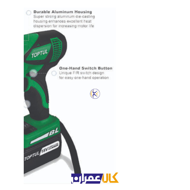 بکس شارژی 500 نیوتن مدل KPAA1650E تاپ تول Toptul
