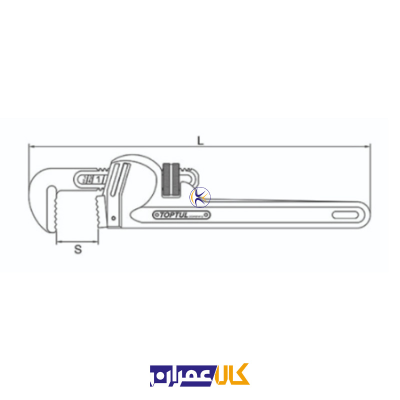 آچار شلاقی مدل DDAB تاپ تول Toptul
