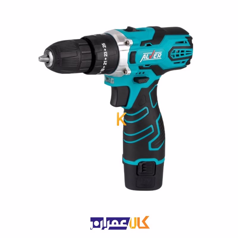 دریل پیچ گوشتی چکشی شارژی مدل AV-2012 آلور