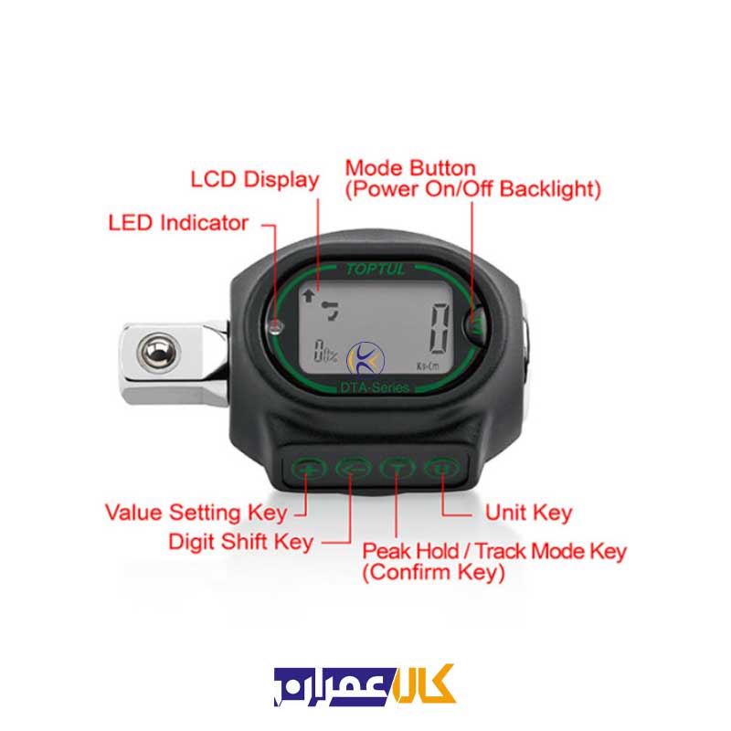 ترکمتر آداپتور دیجیتال مدل DTA-200N تاپ تول TOPTUL