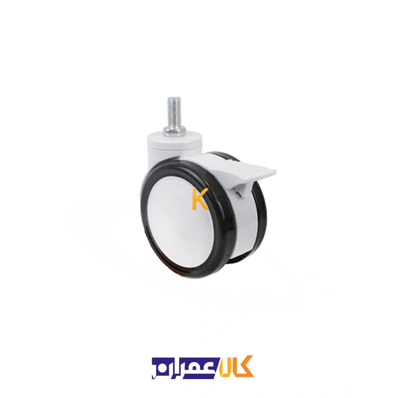 چرخ پیچی ترمزدار بیمارستانی دوقلو