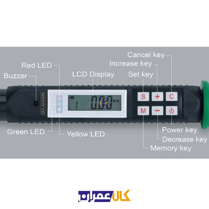 ترکمتر دیجیتال مدل DT-200NO تاپ تول TOPTUL