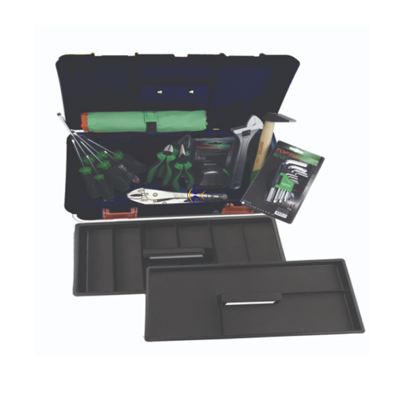جعبه ابزار خانگی مشکی 30 پارچه مدل GCAZ0030 تاپ تول Toptul