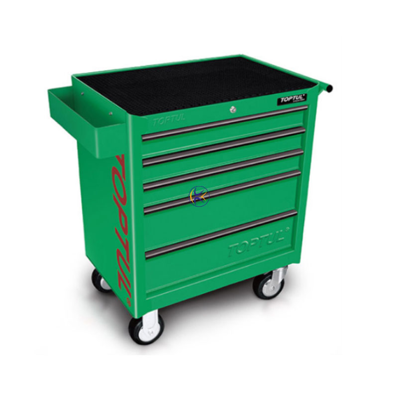 جعبه ابزار 5 کشویی چرخ دار 157 پارچه مدل GCAJ0006 تاپ تول Toptul