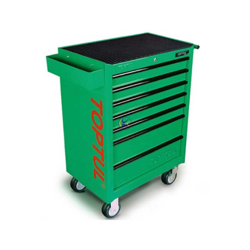 جعبه ابزار 7 کشوئی چرخ دار 227 پارچه مدل GCAJ0001 تاپ تول Toptul