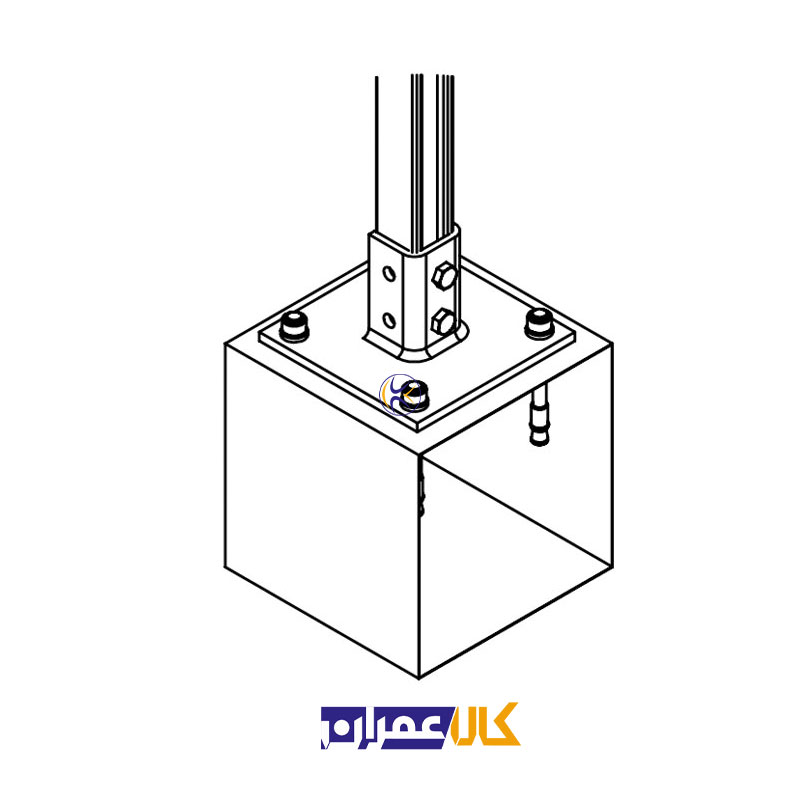 پایه پروفیل 4 سوراخ CM-BC4