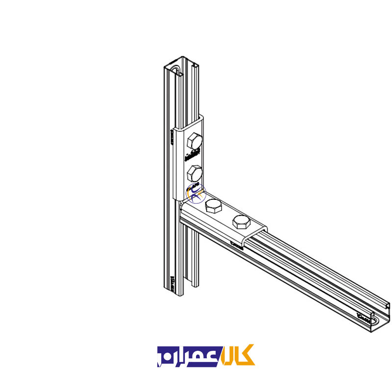 اتصال گوشه لبه دار چهار سوراخ CM-ALF