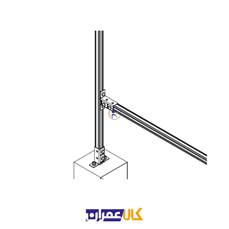 اتصال 90 درجه پروفیل CL-BA-35