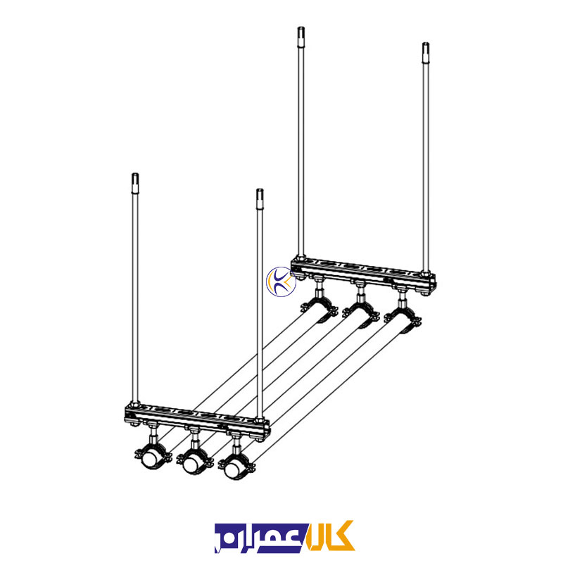 بست روکش دار تک پیچ 3/4 اینچ کانکت