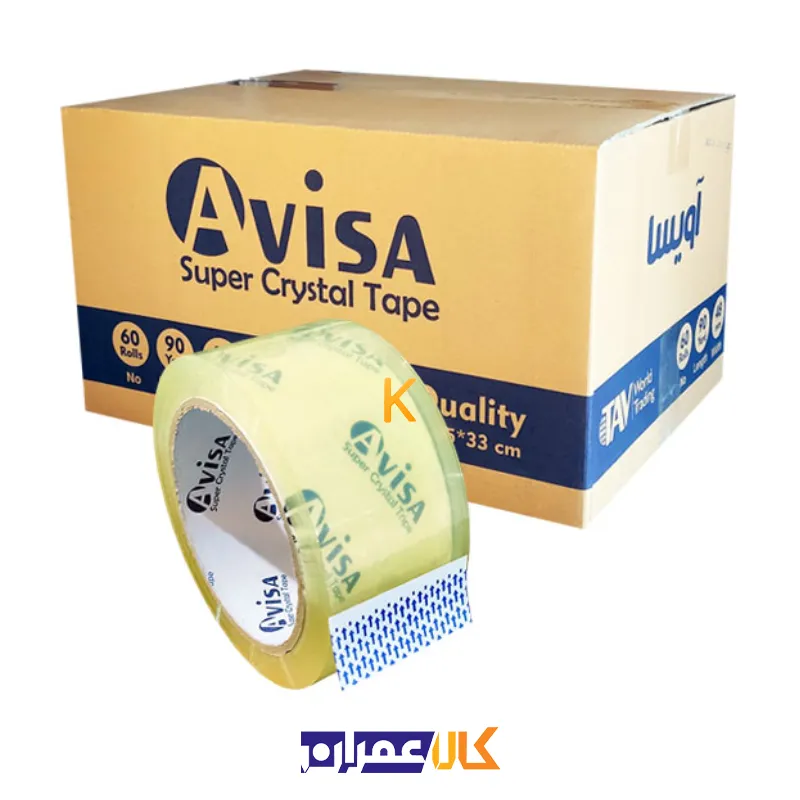 نوار چسب پهن 5 سانتی آویسا