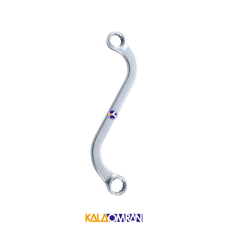 آچار دوسر رینگ s شکل سایز 22x24 مدل 7612224A فورس