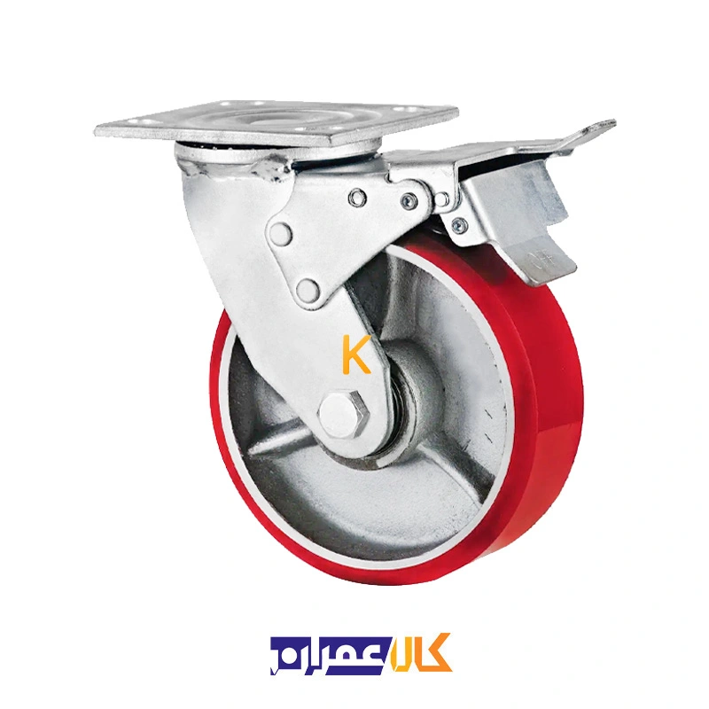 چرخ ترمزدار پلی اورتان