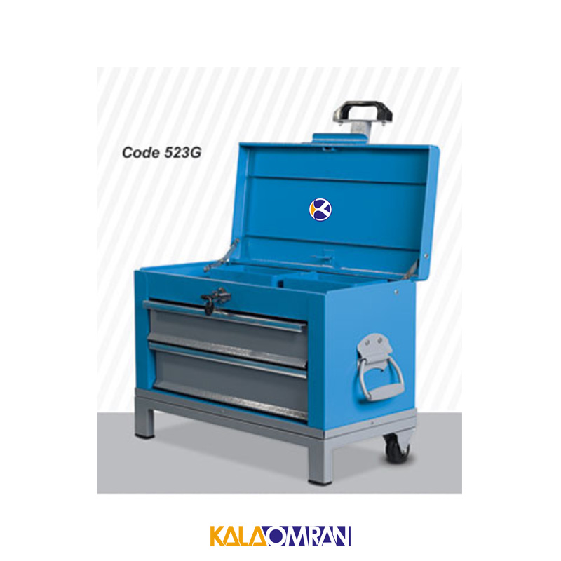 جعبه ابزار نیمه پرتابل شاهرخ ابزار کد 523G
