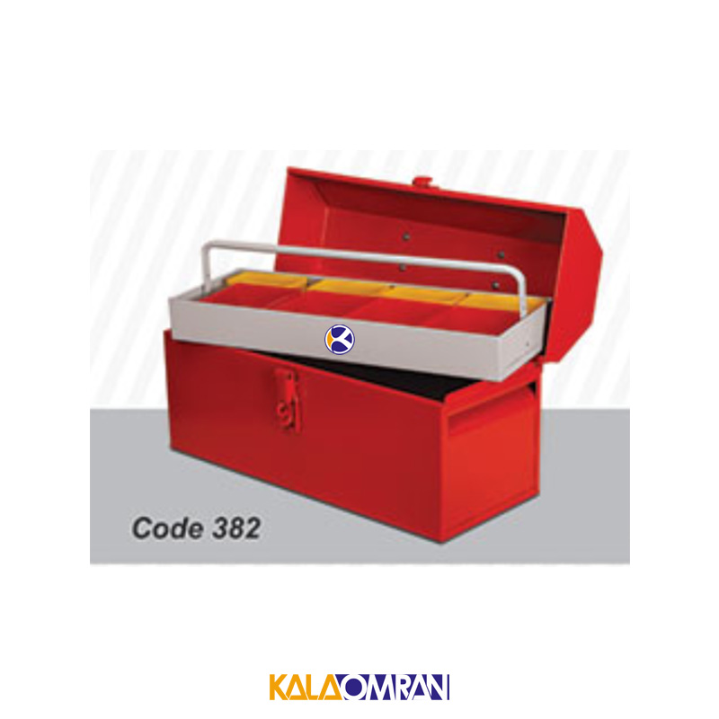 جعبه ابزار صندوقی شاهرخ ابزار کد 382