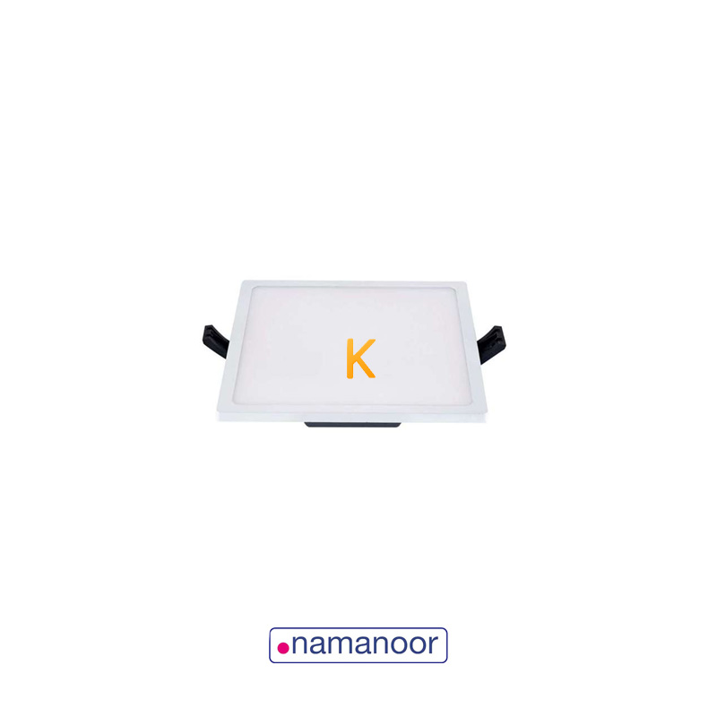 پنل توکار 20 وات مربع باریک نمانور