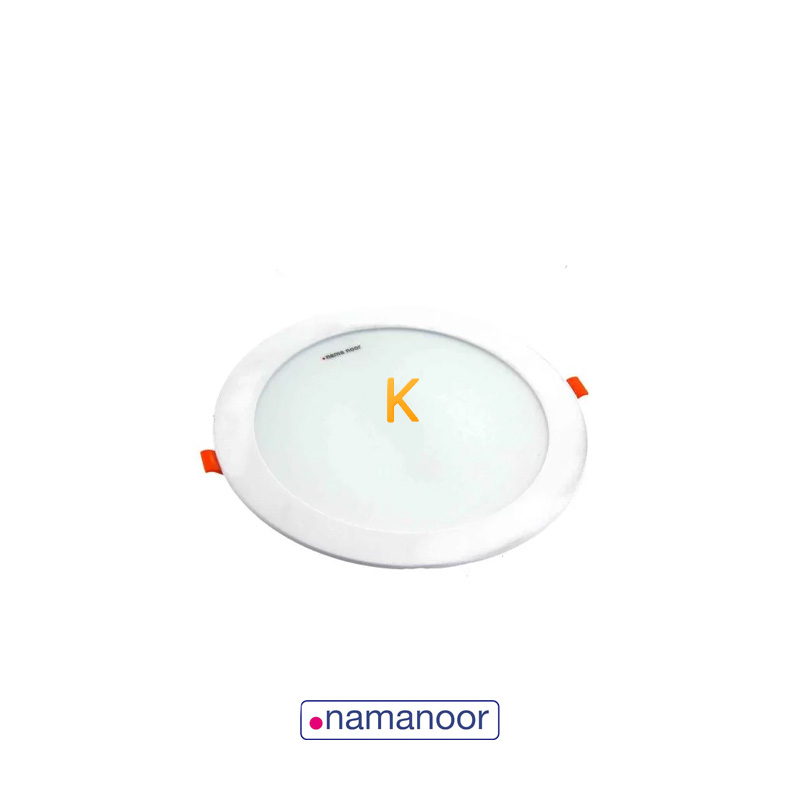 پنل توکار 24 وات دایره باریک نمانور