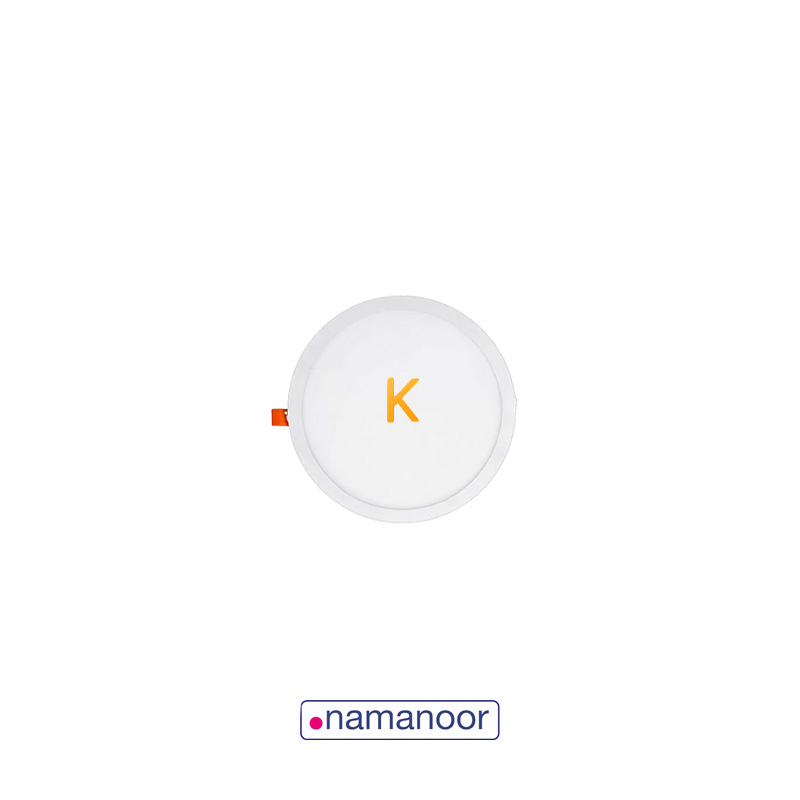 پنل توکار 8 وات دایره باریک نمانور