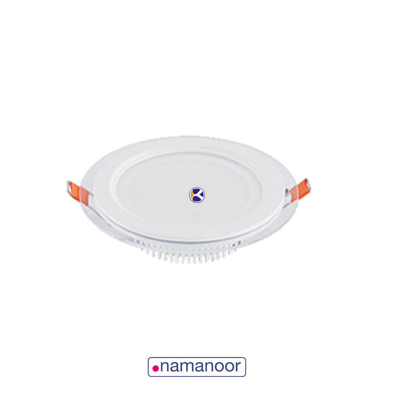 پنل توکار 6 وات دور شیشه با سایز برش 75mm نمانور