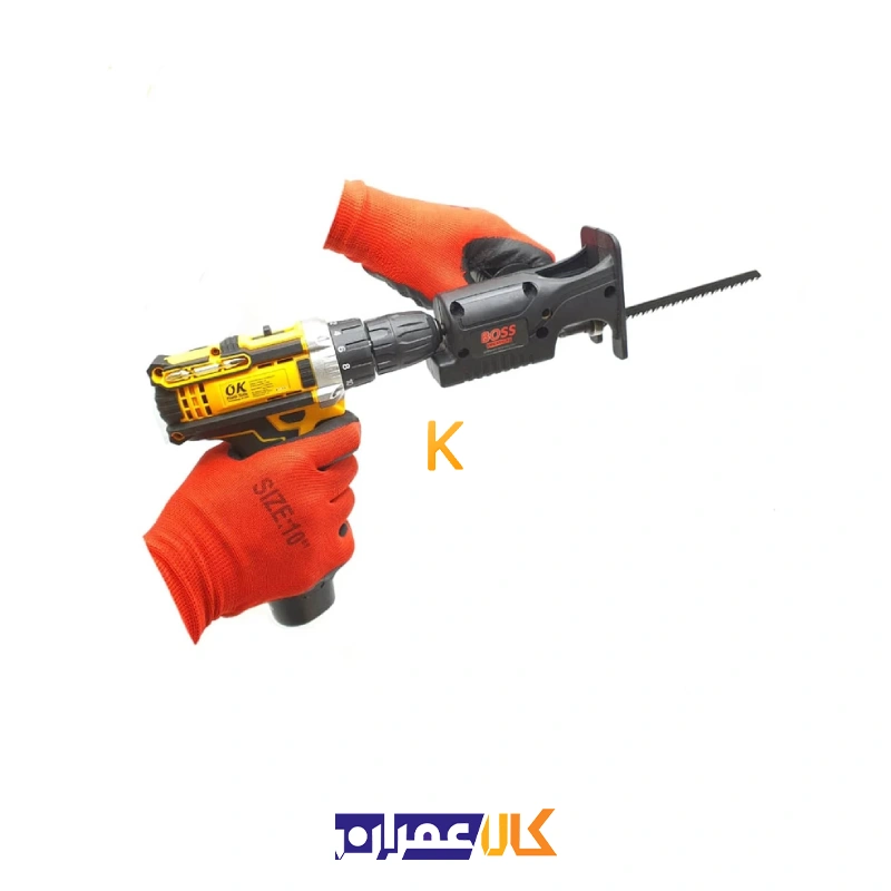 تبدیل دریل به اره عمود بر باس