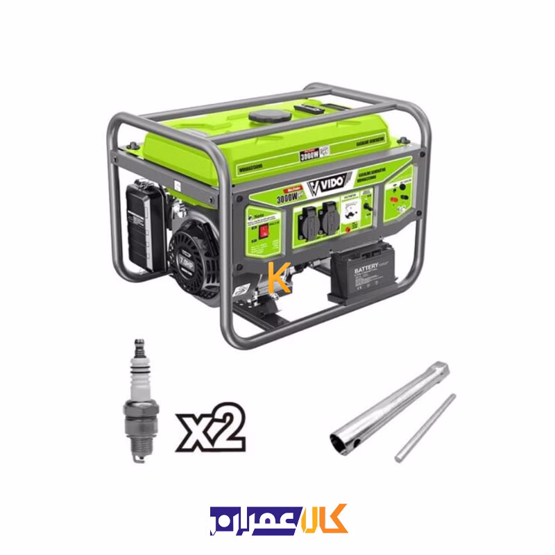 موتور برق بنزینی 3000 وات مدل WD060313000 ویدو