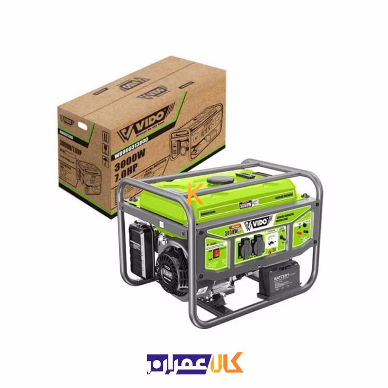 موتور برق بنزینی 3000 وات مدل WD060313000 ویدو