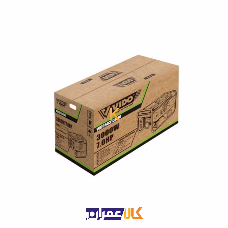 موتور برق بنزینی 3000 وات مدل WD060313000 ویدو