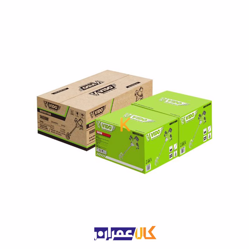 دریل همزن گیربکسی 1400 وات مدل WD012411400 ویدو