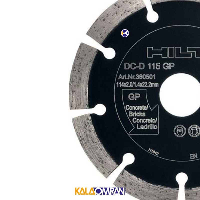 صفحه برش الماسه مدل DC-D 115 GP مخصوص گرانیت هیلتی