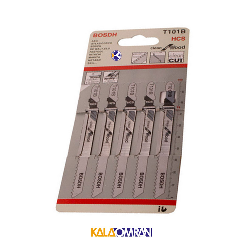 مجموعه 5 عددی تیغ اره عمود بر مدل T101B بوش