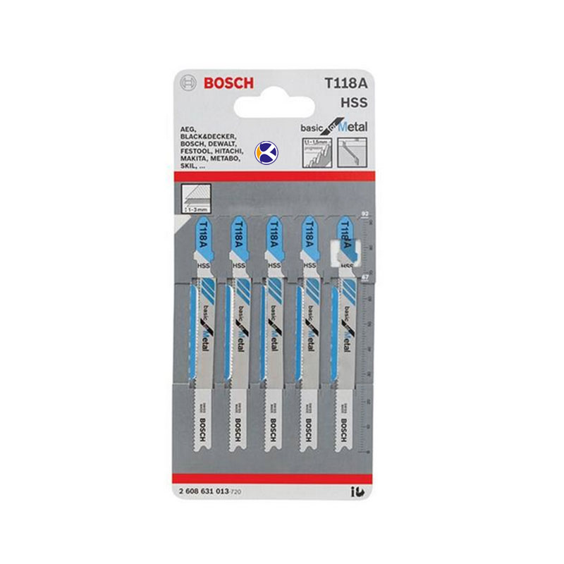 مجموعه 5 عددی تیغ اره عمودبر فلز مدل T118A بوش
