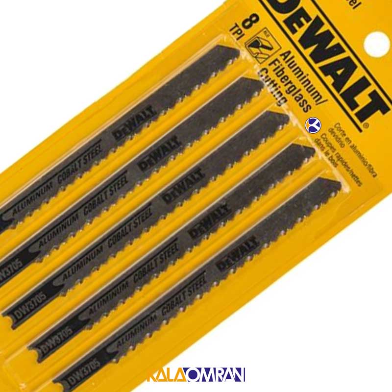 مجموعه 5 عددی تیغه اره عمودبر مدل DW3705-5 دیوالت